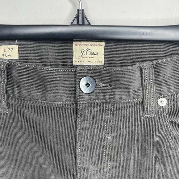 J.CREW Corduroy Pants Men 35 x 32 Slim Fit 484 NEW Straight Leg Stretch G7128 - Picture 4 of 14